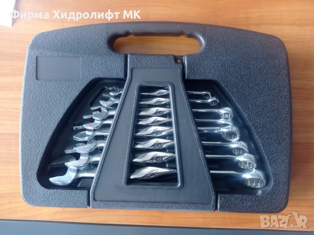 KS TOOLS 518.0960 Комплект 8бр. звезгогаечни ключове извити