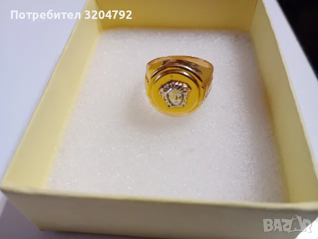 Мъжки златен пръстен 14к, снимка 9 - Пръстени - 49695899