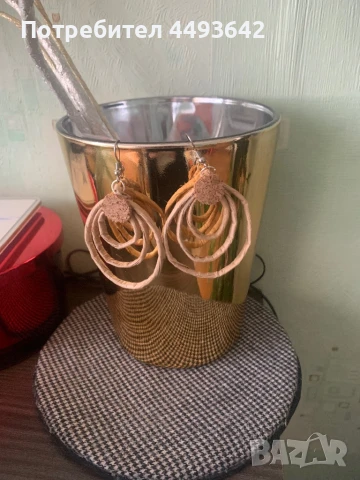 Дизайнерски обеци, снимка 2 - Обеци - 50554249