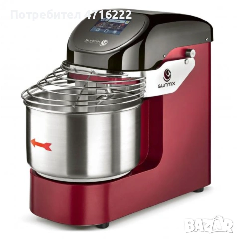 Професионална спирална тестомесачка Sunmix Evo10 – 10 kg, 12 литра