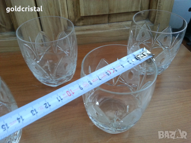 Кристални чаши, снимка 2 - Антикварни и старинни предмети - 36553643