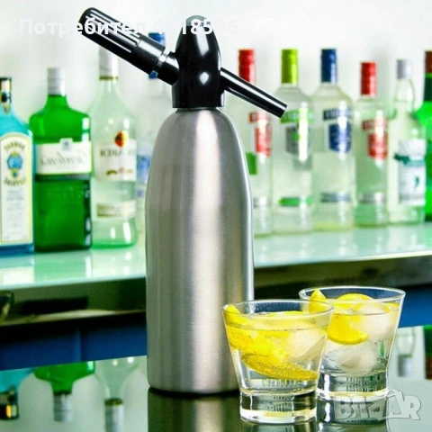 Ortable 1L Soda Maker Cold Drink Газирана мехурчеста вода Машина Направи си сам Cocktail CO2 Soda Si