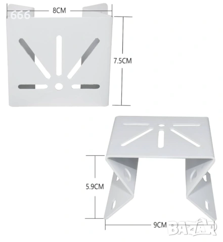 Комплект от 2 метални ъглови скоби за камери, снимка 3 - Друга електроника - 53237267