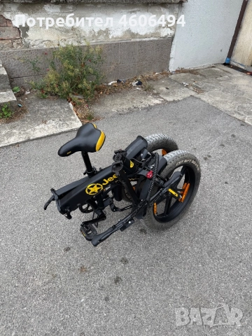 Електрическо колело Jeep E-bike 20" FAT Folding, сгъваемо, снимка 10 - Велосипеди - 51856536