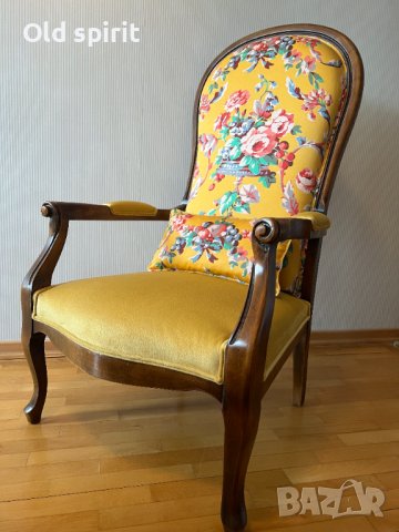 Антикварно кресло ТРАВИАТА, модел „Волтер“, снимка 4 - Антикварни и старинни предмети - 43355956