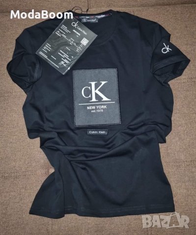 Мъжка Черна тениска  Calvin Klein  код VL41H, снимка 1 - Тениски - 43638678