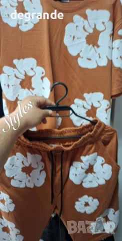 Мъжки комплект със силиконови мотиви 