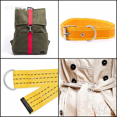 метални халки Д, D образен пръстен, халка, никел, полухалка, снимка 6 - Други инструменти - 36497454