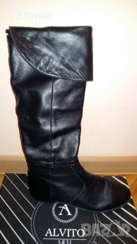 Дамски ботуши естествена кожа