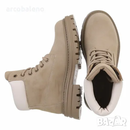 Дамски боти с връзки, 5цвята , снимка 3 - Дамски боти - 47807726