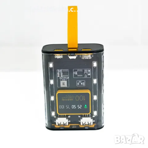 Power Bank с прозрачен корпус и дисплей, снимка 8 - Друга електроника - 47349844