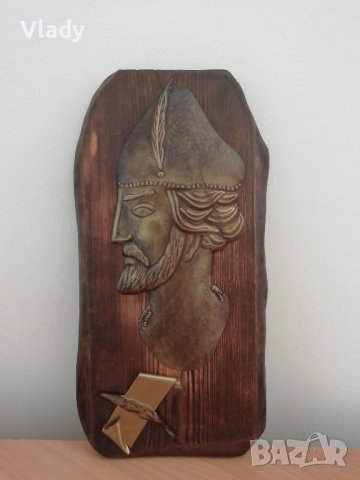 Шота Руставели - Грузия - дърво и метал, пано за стена, снимка 2 - Пана - 43819667