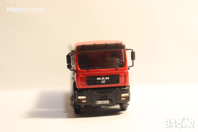 HERPA H0 1/87 MAN ГОНДОЛА САМОСВАЛ КАМИОН МОДЕЛ, снимка 4 - Колекции - 53154735