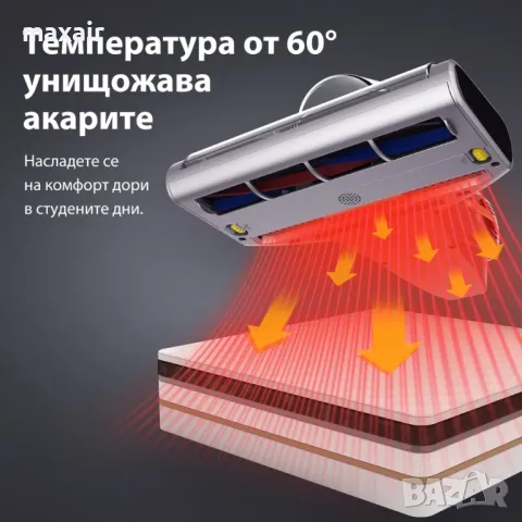 Прахосмукачка против акари JIMMY BX7 Pro, сива * Безплатна доставка * Гаранция 2 години, снимка 3 - Прахосмукачки - 47460647