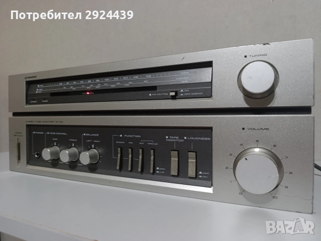 PIONEER X 1000 model ta 110 l, снимка 3 - Ресийвъри, усилватели, смесителни пултове - 52643197