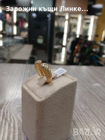 Нов Златен Пръстен 3.3гр., снимка 3 - Пръстени - 52710930
