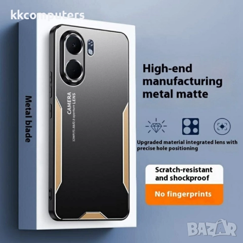 Oppo A5x 5G / 4G Aluminium Alloy/ Anti-drop Удароустойчив Калъф и Протектор, снимка 5 - Калъфи, кейсове - 51677905