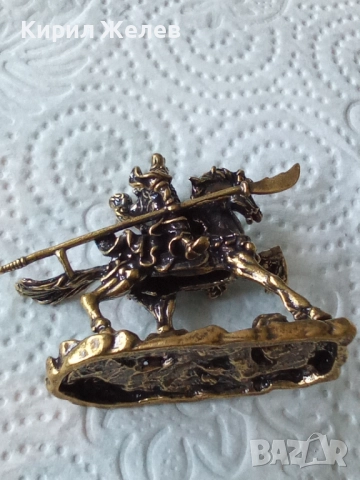 Бронзова фигурка на Гуан ди 52494, снимка 5 - Антикварни и старинни предмети - 52730545