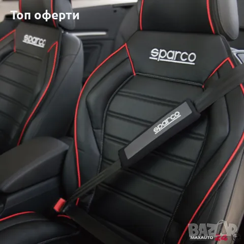 Протектор за колан Sparco сив или червен SPC1202 2бр./к-т, снимка 2 - Аксесоари и консумативи - 48674407