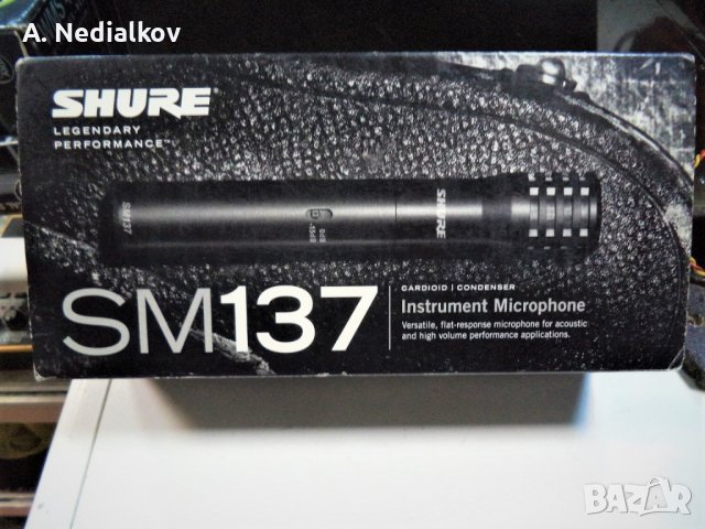 Shure sm137 condenser mic., снимка 3 - Други - 40807163