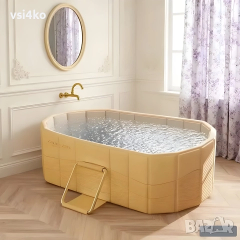 Сгъваема вана за баня, снимка 3 - Други стоки за дома - 52921910
