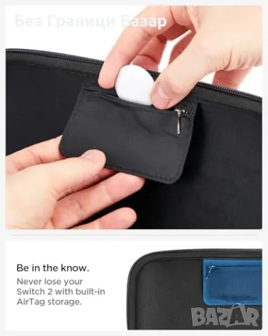 Нов Калъф за Nintendo Switch 2 (2025) с място за игри – Сив Spigen кейс, снимка 5 - Друга електроника - 50028116