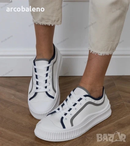 Дамски кецове на платформа Salis, 6цвята , снимка 6 - Кецове - 50969192