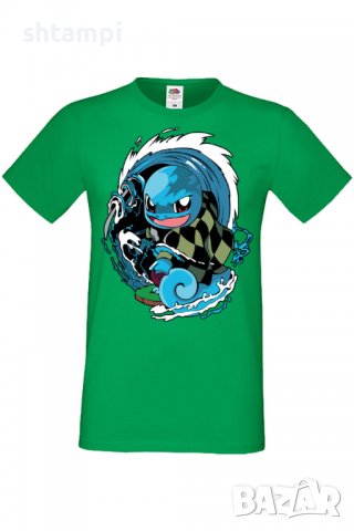 Мъжка тениска Pokemon Squirtle,Анимация,игра,Празник,Повод,, снимка 7 - Тениски - 38122350
