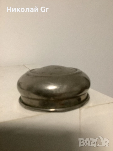 Кутия за чай произведено във Франция изработено. Чрез кракел техника 1920 години, снимка 4 - Антикварни и старинни предмети - 52333339