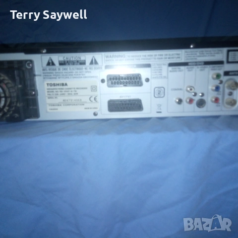 Toshiba плейър RD-XV47 HDD/DVD/Видео рекордер, снимка 3 - Плейъри, домашно кино, прожектори - 53400356