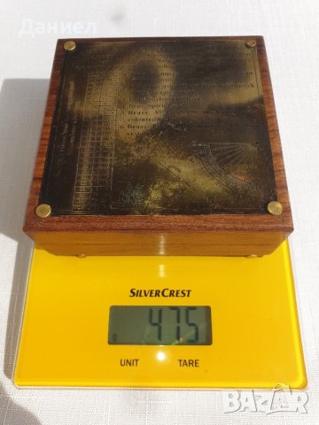 Секстант с компас в дървена кутия, снимка 6 - Морски сувенири - 43258511