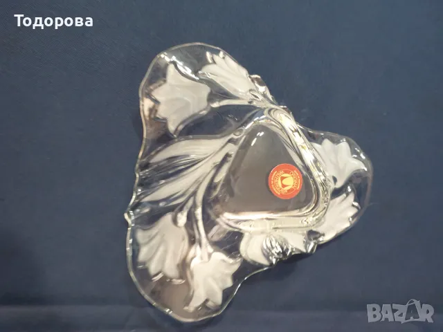 Кристална немска купа,бомбониера, снимка 5 - Сервизи - 47323110