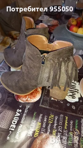 Дамски боти на ток, снимка 3 - Дамски боти - 47481141