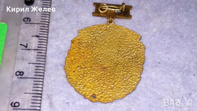 За ТРУДОВО ОТЛИЧИЕ - ГУСВ Стара ЕМАЙЛИРАНА РЯДКА СОЦ НРБ БРОНЗОВА ЗНАЧКА 33507, снимка 2 - Колекции - 38970120