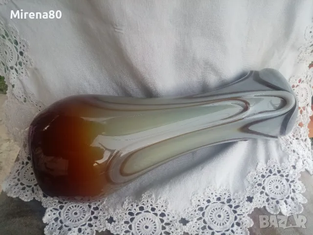 Винтидж ваза - 32 см, снимка 6 - Вази - 49963946