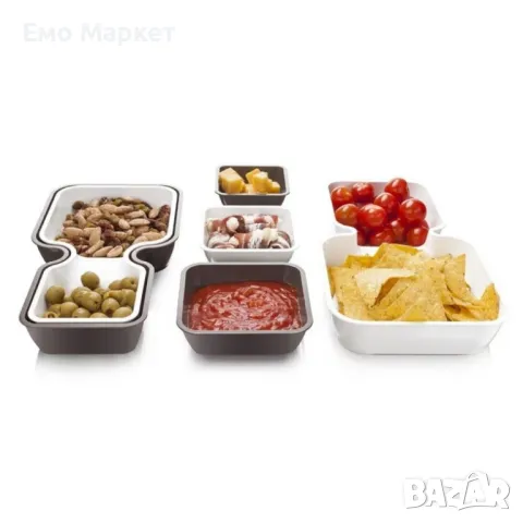 Цветни купички от 6 части. Изработени са от висококачествена, плътна пластмаса., снимка 7 - Други стоки за дома - 48849058