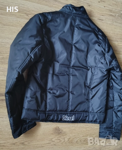 Дамско късо яке, черно-размер S, снимка 3 - Якета - 52237645