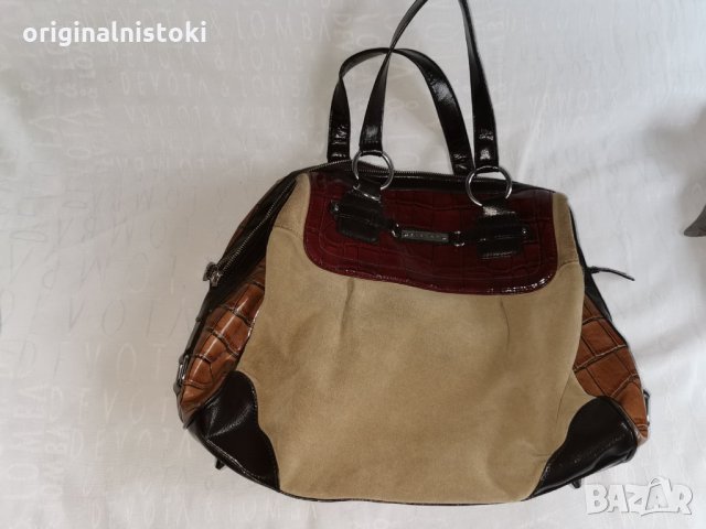 Естествена Кожа  чанта  марка Sisley, снимка 6 - Чанти - 32251920