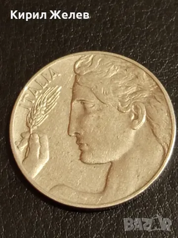 Стара монета 20 чентезима 1921г. Италия рядка за КОЛЕКЦИОНЕРИ 41139, снимка 4 - Нумизматика и бонистика - 48940160