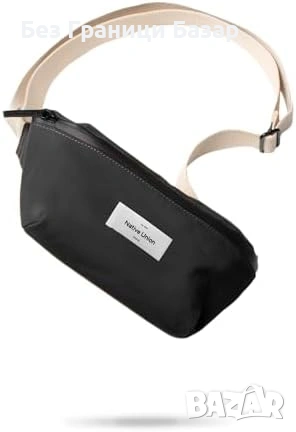 Нова Минималистична чантичка през гърди 1.5L, памучна регулируема лента, снимка 2 - Чанти - 53531210