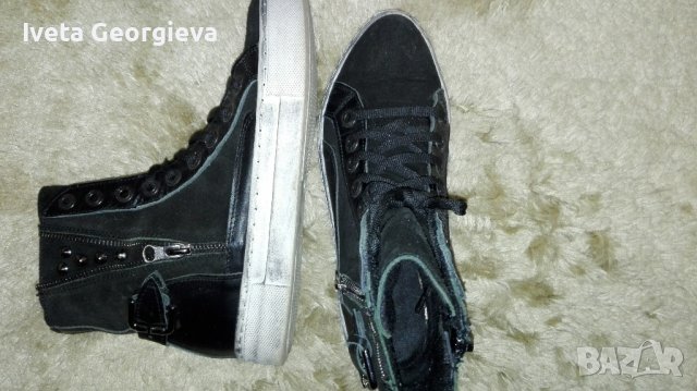 Дамски кецове естествен велур , снимка 4 - Кецове - 43502155