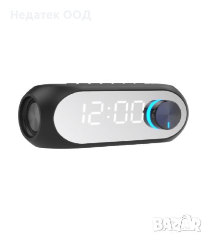 Bluetooth високоговорител, Будилник, LED радио, 2в1, снимка 3 - Bluetooth тонколони - 43950344
