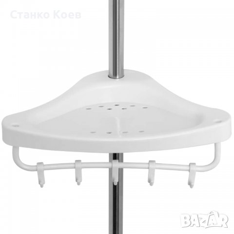 Регулируем телескопичен рафт за баня с 4 нива, 155-304 см, снимка 9 - Други стоки за дома - 38629574