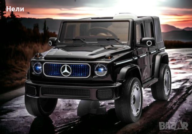 Акумулаторен джип Mercedes EQG Electric G-Class 12V, снимка 14 - Детски велосипеди, триколки и коли - 43446742