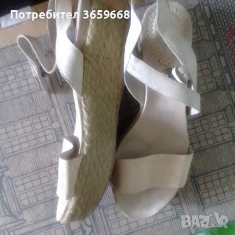 Дамски сандали Сlarks,размер 5,5, на платформа.Намаление, снимка 2 - Сандали - 40653793
