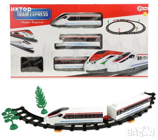 Влак с релси и аксесоари Toi-Toys, снимка 2 - Коли, камиони, мотори, писти - 26796720