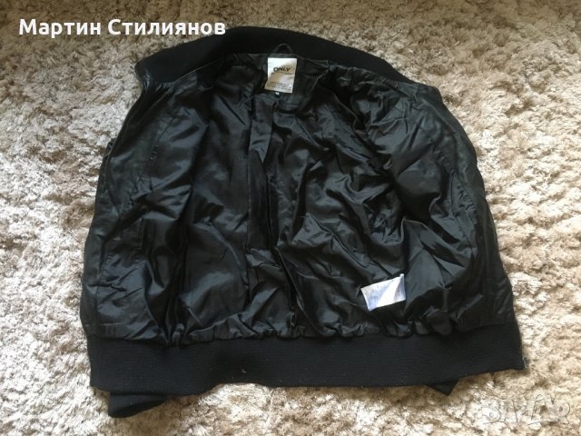 Only кожено яке , снимка 3 - Якета - 26677330