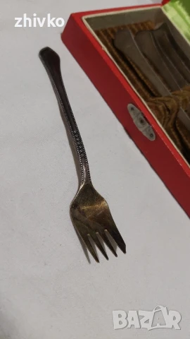 Сребърни десернти вилици ( дълбоко посребрени), снимка 2 - Нумизматика и бонистика - 50624122