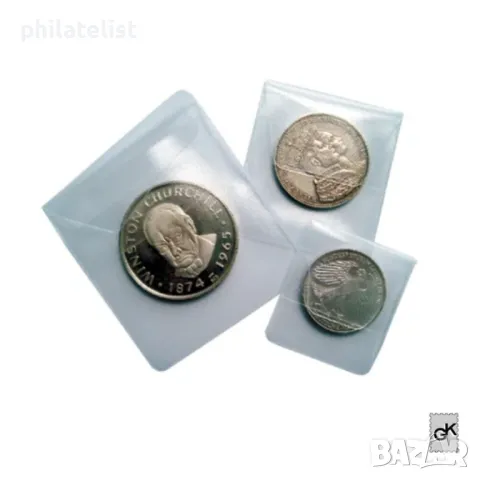 SAFE - единични опаковки за монети , медали , плакети – 50 броя , 65 x 65 mm