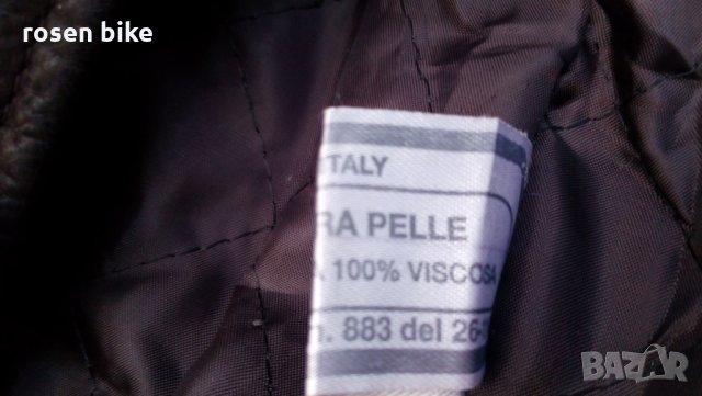 ''Vera Pelle ''италианско оригинално кожено яке ХЛ размер, снимка 9 - Якета - 28295251